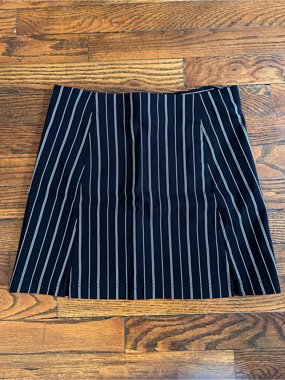 Urban Outfitters Black Pinstripe Mini Skirt